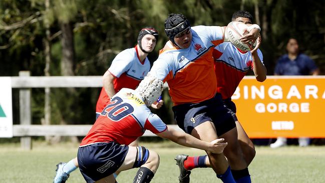 Isaiah Ignu Sheck at the selection trials. Picture: John Appleyard