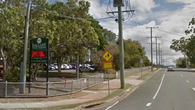 Eagleby State School near where the Coomera Connector Road is expected. 