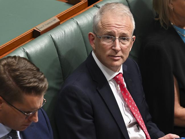 CANBERRA, AUSTRALIA, NewsWire Photos. MARCH 19, 2024: Manager of Opposition Business, Paul Fletcher during Question Time at Parliament House in Canberra. Picture: NCA NewsWire / Martin Ollman