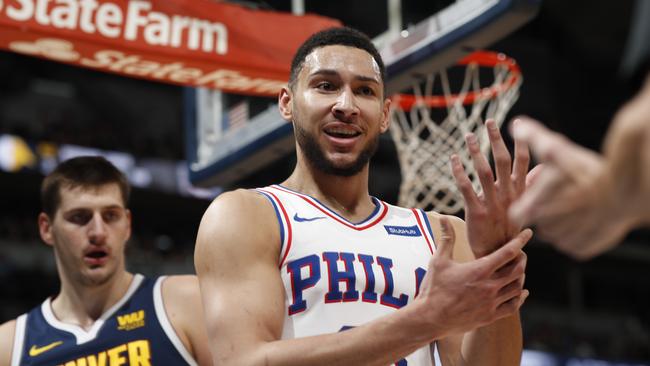 Ben Simmons simply ‘had an interest in chatting with one of the all-tiem greats’.