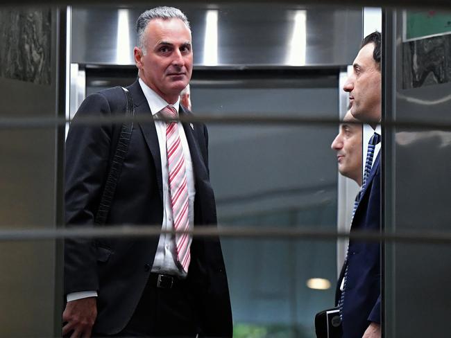 SYDNEY, AUSTRALIA - NewsWire Photos APRIL, 20, 2021: NSW MP John Sidoti leaves the NSW Independent Commission Against Corruption (ICAC) in Sydney. Picture: NCA NewsWire/Joel Carrett