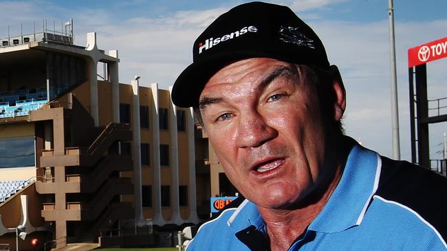 Former Cronulla Sharks RL player Gavin Miller speaks about the important future of the Sharks Leagues Club in Sydney, pictured at Toyota Stadium in Woolooware, southern Sydney.