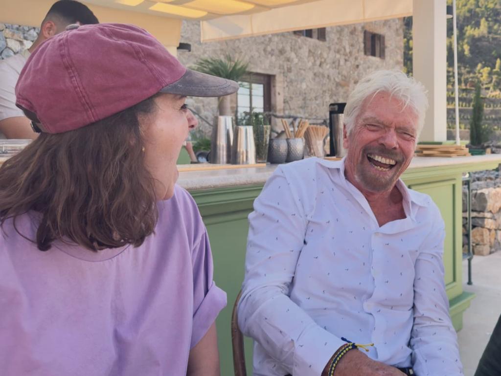 She has since hung out with the likes of Richard Branson. Picture: Instagram