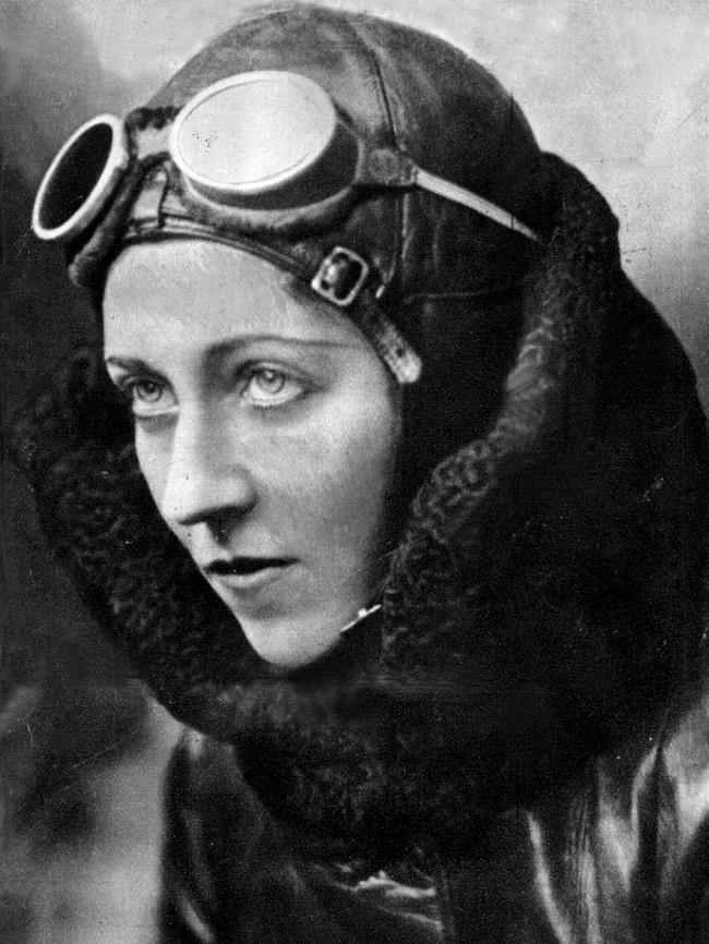 Aviator Amy Johnson flew her Gypsy Moth from Australia to England in 1930.