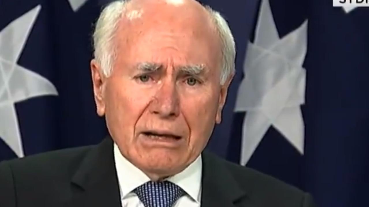 John Howard speaks about Bob Hawke this morning.