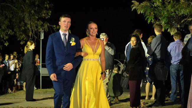 Scots PGC cardinal formal Bridget Christensen and Oscar Rutherford