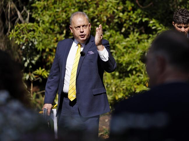 DAILY TELEGRAPH - 21/9/24Auction at 14 Redfield Rd, East Killara. Sells for $2.711M.  Auctioneer Jason Keen pictured. Picture: Sam Ruttyn