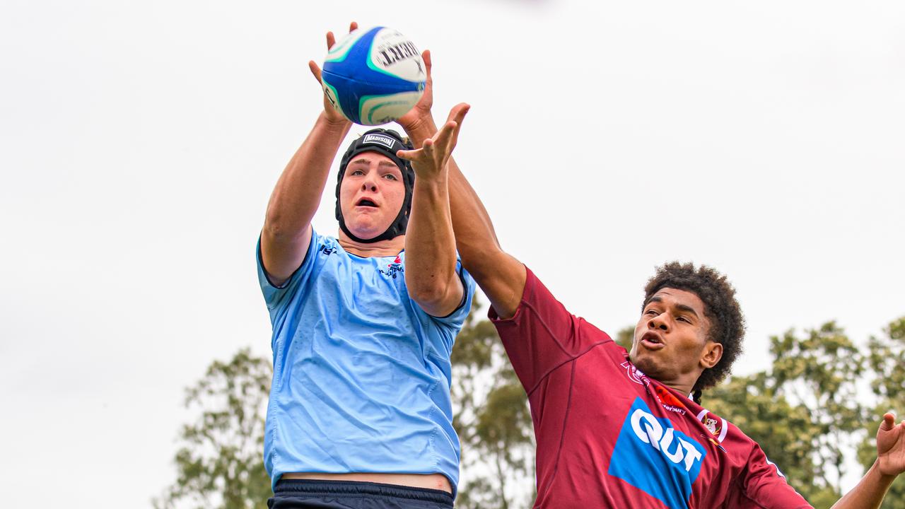 The NSW Waratahs against the Reds in the Super Rugby U16s: Photos: Reds Media.