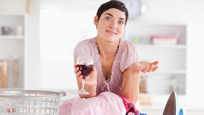 Self-medicating with a glass, or bottle, of wine has become somewhat of a national joke aimed at mums. (Pic: iStock)