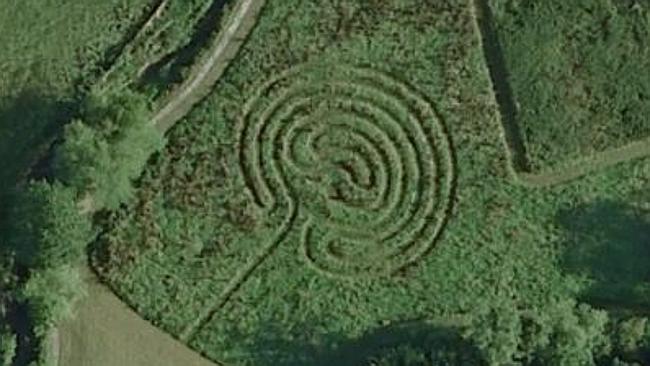 What created this strange spiral?