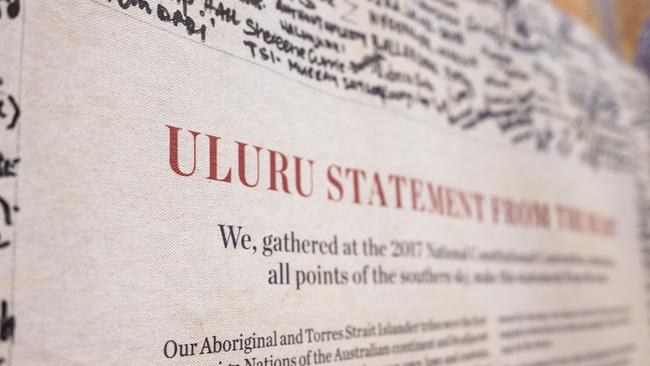 The Uluru Statement From The Heart is more than a one-page poster. Picture: NCA NewsWire/Martin Ollman