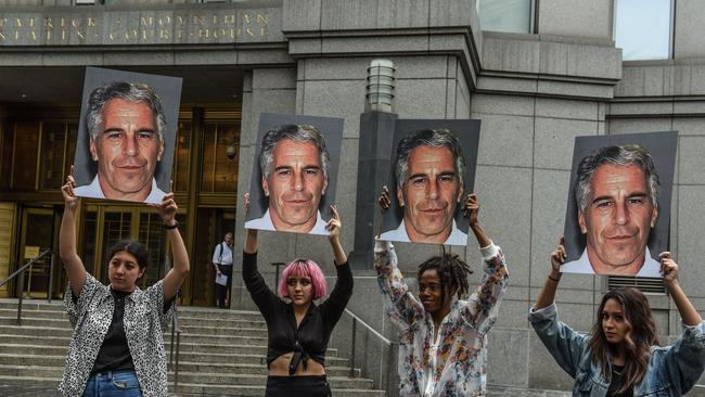 Epstein faced charges relating to alleged sexual misconduct from at least 2002 to 2005. Picture: AFP