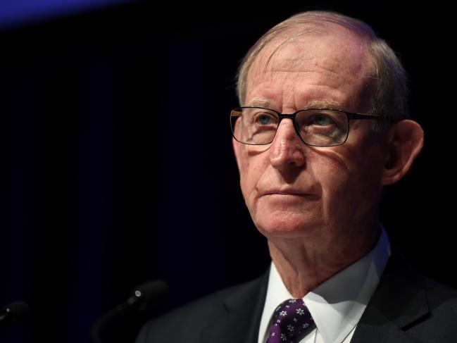 AMP Limited Chairman David Murray is seen ahead of the AMP Annual General Meeting in Sydney, Thursday, May 2, 2019. (AAP Image/Joel Carrett) NO ARCHIVING