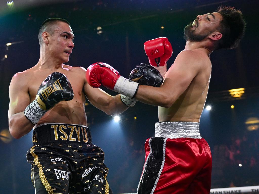 Tszyu is coming off a spectacular first round knockout of Carlos Ocampo. Picture: No Limit