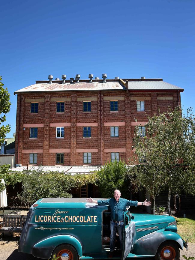 Junee Licorice &amp; Chocolate Factory owner Neil Druce welcomed the Commonwealth Bank’s decision to stay open until 2026. Picture: Andy Rogers