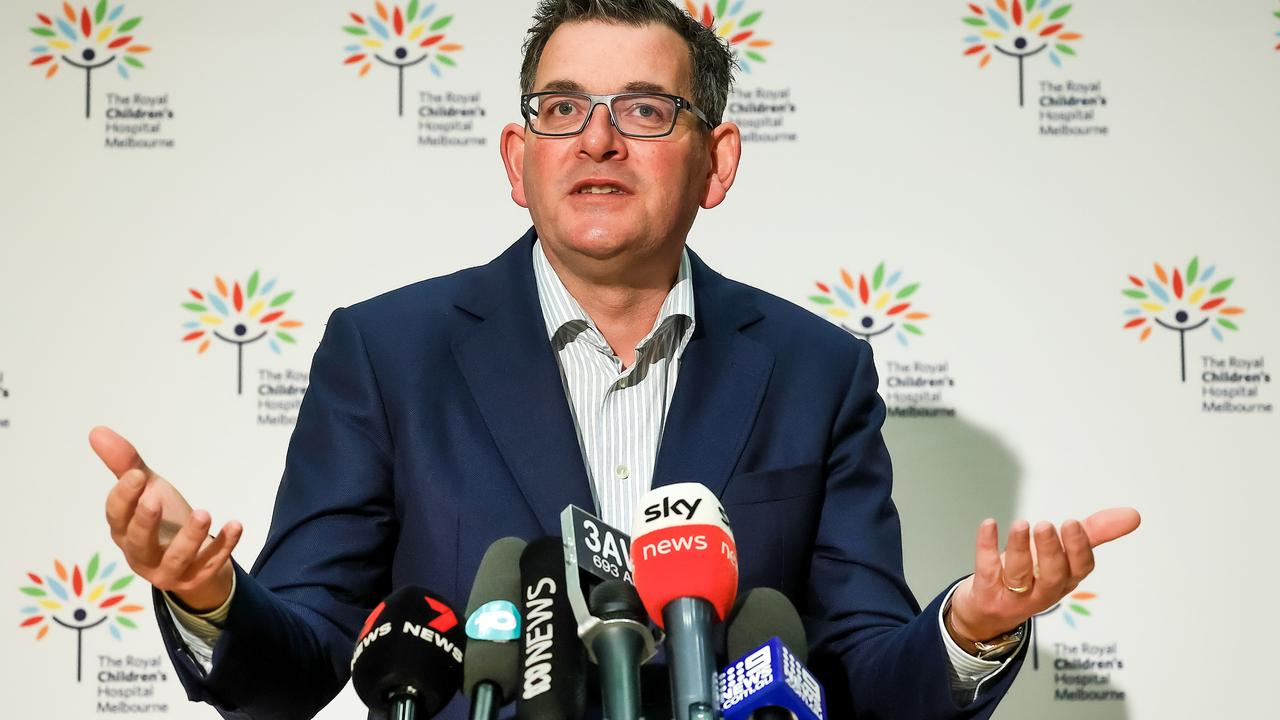 Victorian Premier Dan Andrews hit back at Ms Judd’s claims when she first made them, suggesting data didn’t back up her claim. Picture NCA NewsWire / Ian Currie
