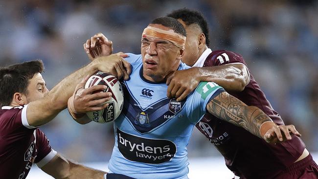 Origin star Tyson Frizell is Newcastle’s star signing. Picture: Phil Hillyard