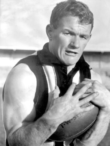 Des Tuddenham, pictured in 1966, is an icon of the Collingwood Football Club.