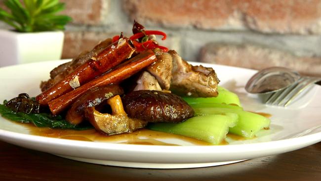 Big flavours: duck in plum sauce.