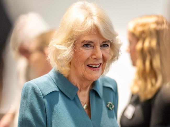 The Queen spoke with volunteers and visitors to the centre after officially opening 'Maggie's Royal Free', a new cancer support centre, at the Royal Free Hospital in London on January 31. Picture: Paul Grover/Pool/AFP