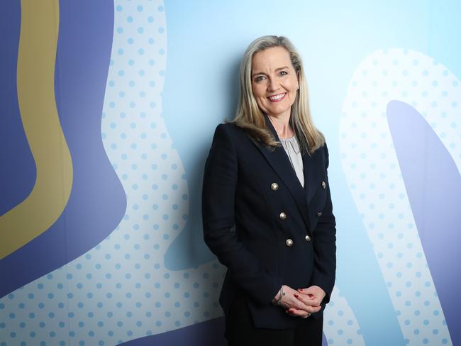 29/8/23: New Zip Group CEO Cynthia Scott at their Sydney offices. John Feder/The Australian.