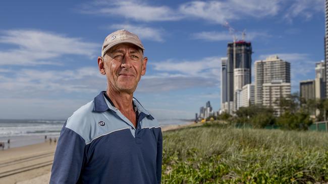 Warren Cady, was given a job by ISS after being homeless and unemployed for a year. Picture: Jerad Williams