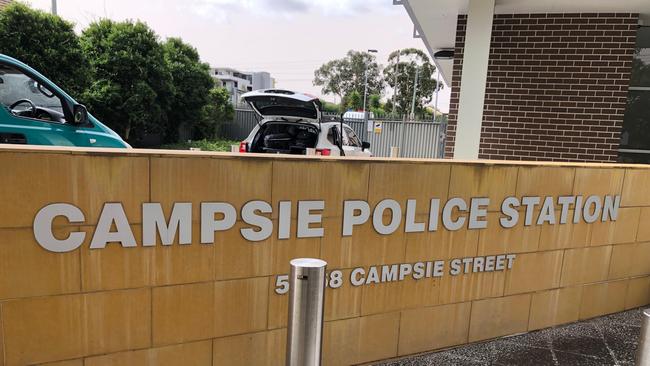 Sun Yujian and Zhang Jiyuan were arrested and taken to Campsie police station. Picture: Lawrence Machado