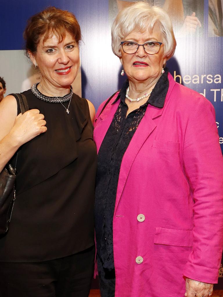 Cindy Ullrich and Dette Thomas at Mouthpiece opening night at QPAC Playhouse. Socials: Damien Anthony Rossi | Pictures: Josh Woning