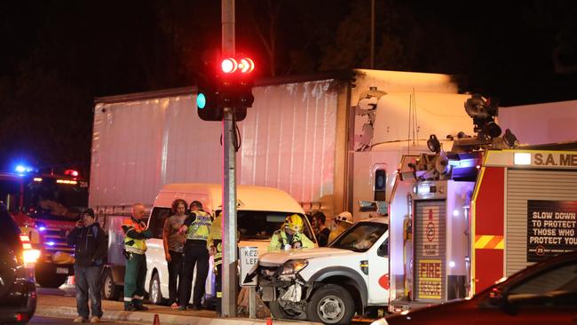 Vehicle accident involving cars, a truck and a cyclist, on the Tollgate intersection. 11 September 2019. Picture Dean Martin