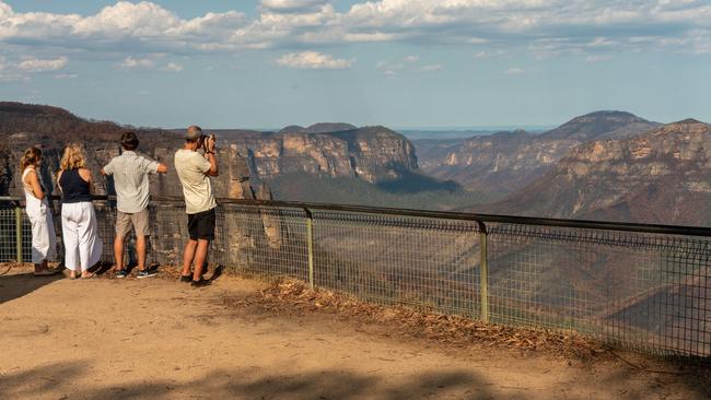 The sensational view from Govetts Leap. Picture: Jay Evans