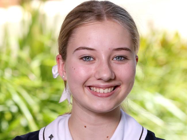 Eva Matyear 18yrs, St Margaret's Anglican School, Petrie St Ascot, Vox pop with students after exam, on Monday 24th October 2022 - Photo Steve Pohlner