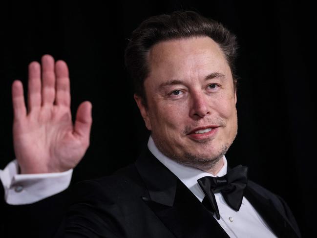 South African businessman Elon Musk arrives at the Tenth Breakthrough Prize Ceremony at the Academy Museum of Motion Pictures in Los Angeles, California, on April 13, 2024. (Photo by ETIENNE LAURENT / AFP)