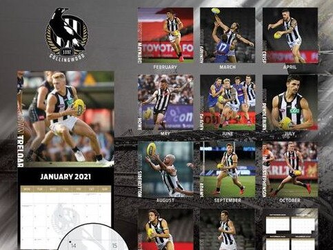 Collingwood sent its calendar to the printer before the trade period.