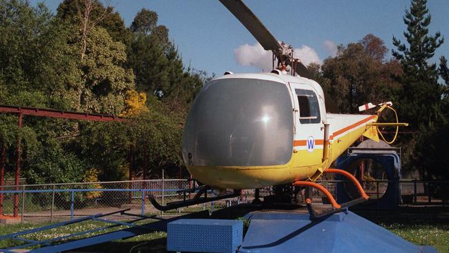 The bell helicopter at Wobbies World.