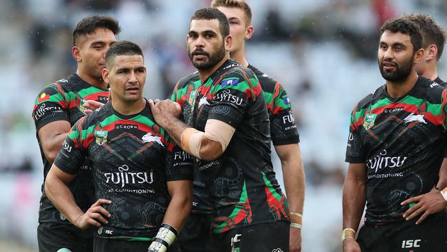 Cody Walker’s Rabbitohs teammates will attends the funeral of his mother, Linda Stewart. Picture: Brett Costello