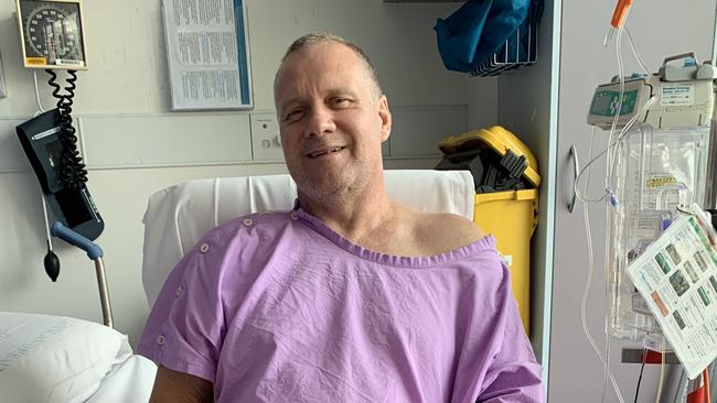 Doug Wright, from the Gold Coast, survived a head-on truck crash Picture: supplied