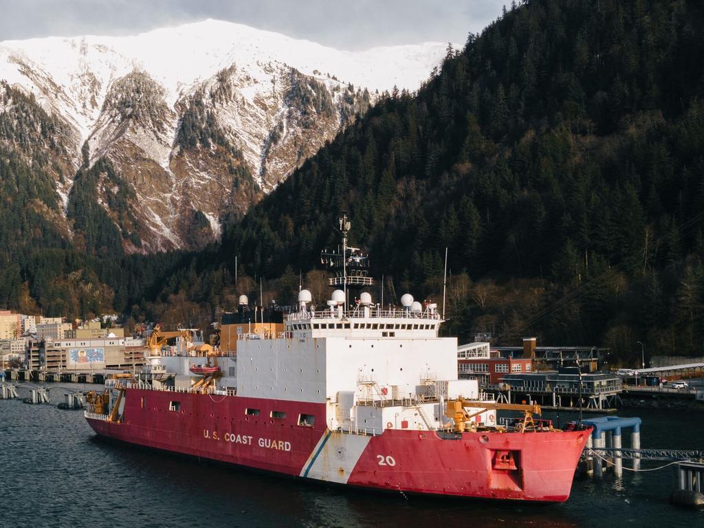 The US Coast Guard icebreaker Healy. Picture: Angela Owens/The Wall Street Journal