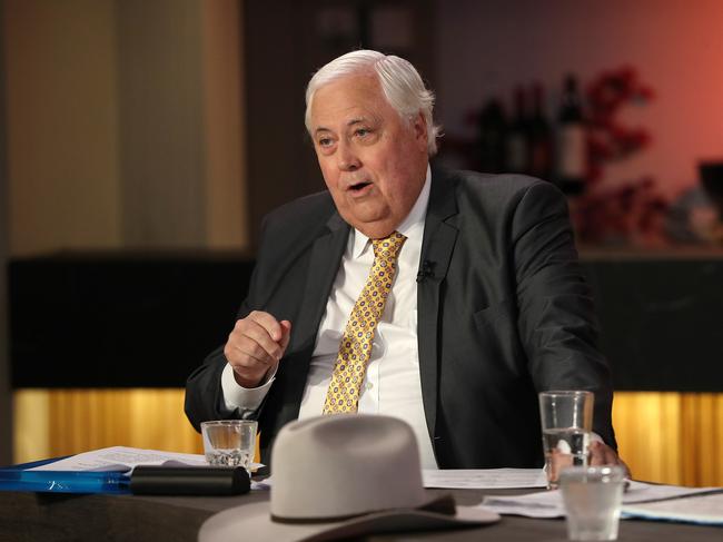 Paul Murray Live Pub Test: The Mavericks with Clive Palmer. Picture: NIGEL HALLETT