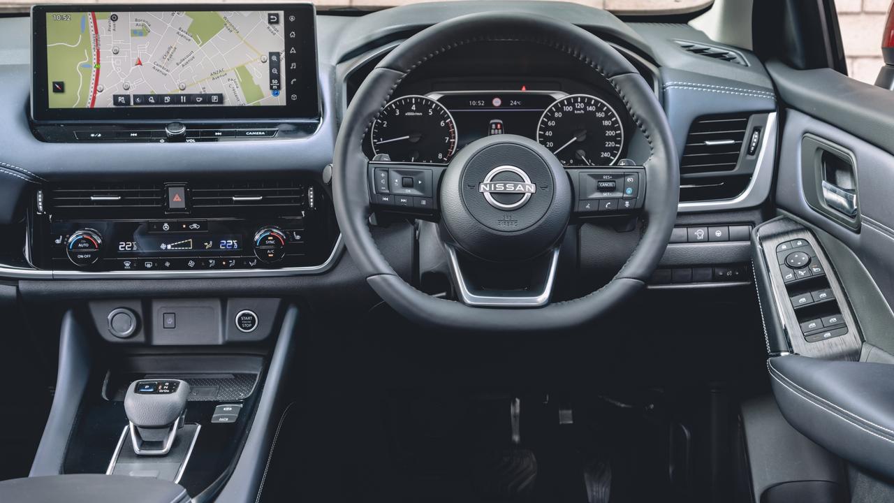The Qashqai has a classy cabin with quality finishes and materials. Picture: Supplied.