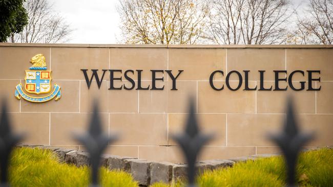 Female enrolments have increased at Wesley College. Picture: Mark Stewart