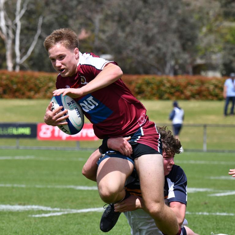 Dylan Terblanche. Action from the Under-16s clash between the ACT Brumbies and Queensland Reds. Picture courtesy of @jayziephotography