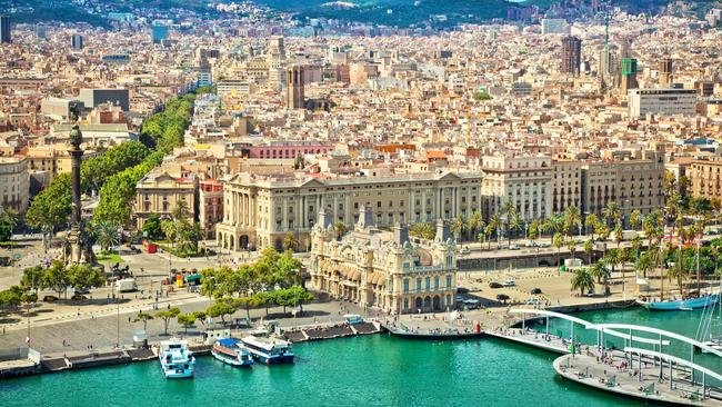 Port in Barcelona, Catalonia, Spain.  La Rambla famous Street in BarcelonaPhoto - GettyEscape 21 August 2022Europe cover feature