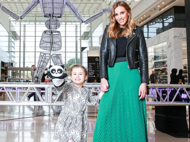 Rebecca Judd and Billie at Chadstone.