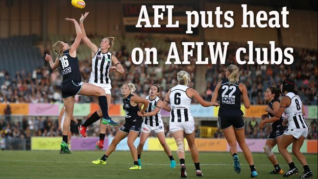 AFL puts heat on AFLW clubs