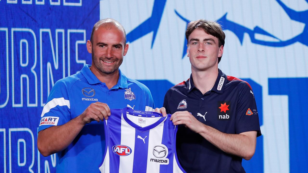 George Wardlaw was the first Oakleigh Chargers prospect taken. Picture: Getty Images