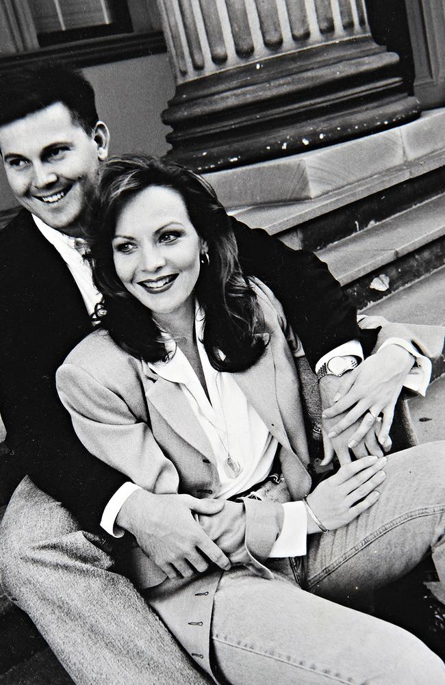 Gerard Baden-Clay, above with his wife Allison, who he murdered in 2012 and dumped her body on a creek bed.