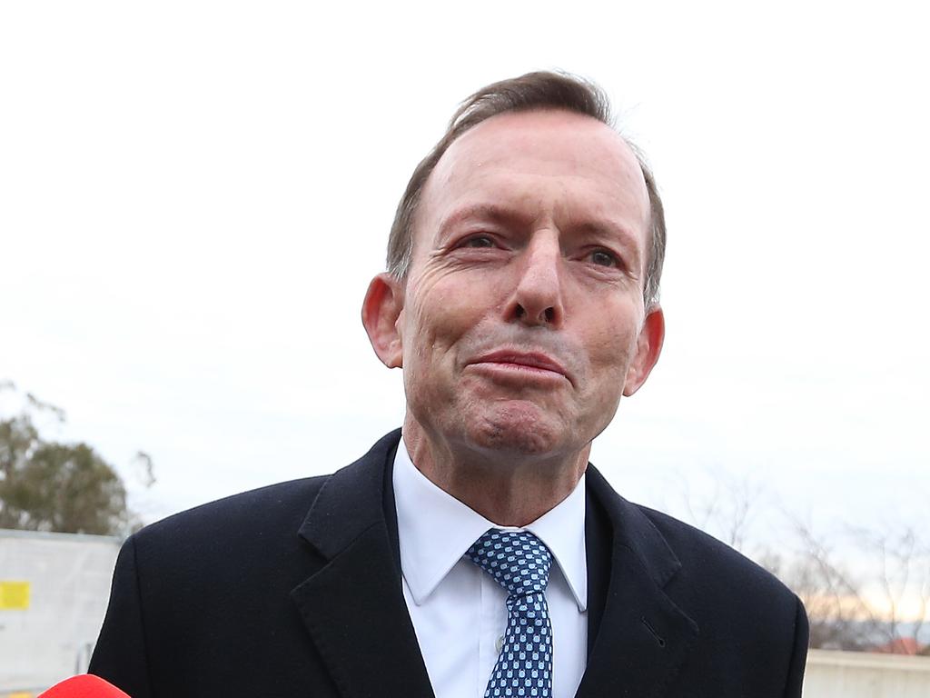 Tony Abbott at Parliament House ion Canberra. Picture Kym Smith