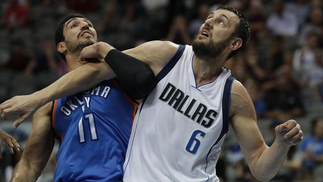 Andrew Bogut spent time in Dallas under coach Rick Carlisle. Picture: Getty Images