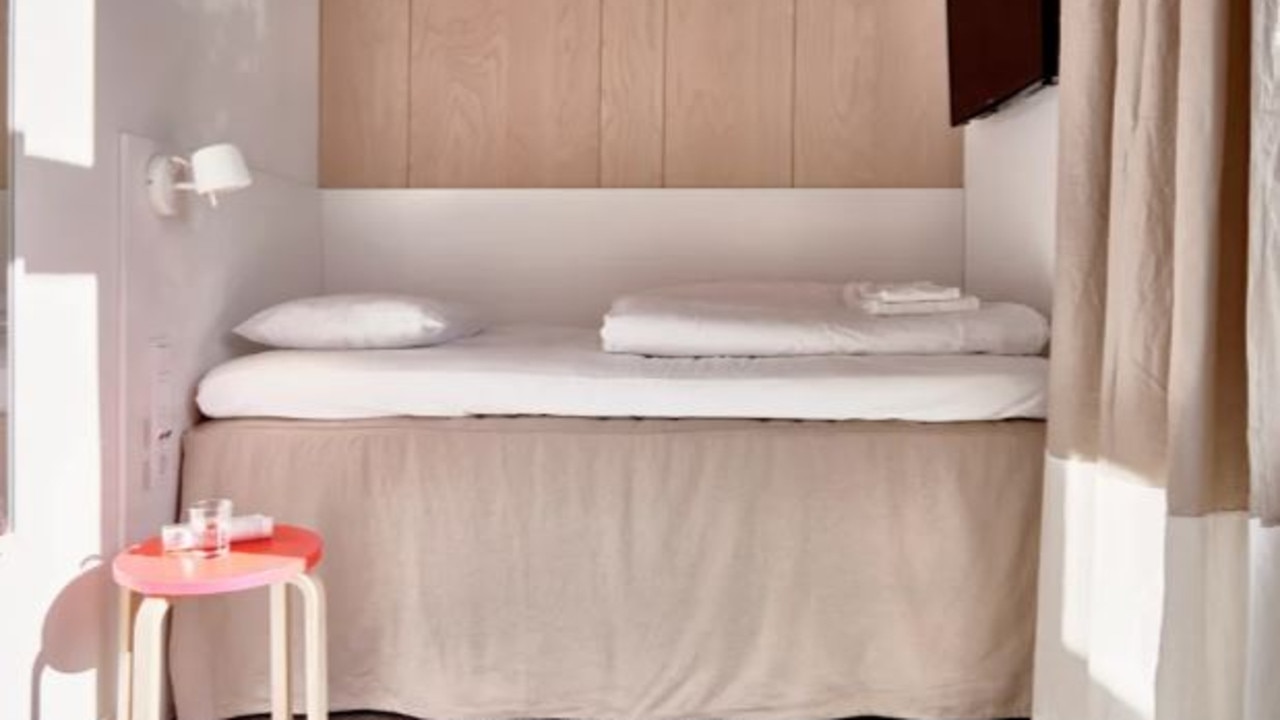 The rooms start from $135 a night, and rates don’t change with demand. Picture: Ikea Hotell