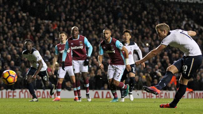 Kane scores from the penalty spot.